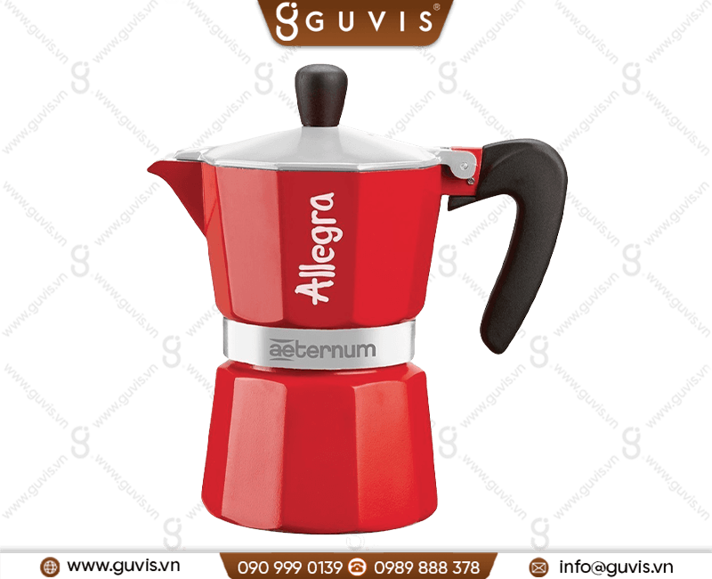 Bình moka pot Bialetti Allegra Rossa