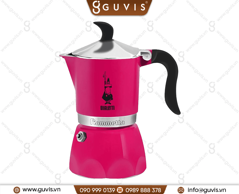 Bình moka pot Bialetti Fiammetta Fucsia