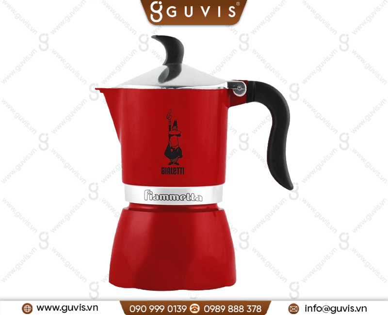 Bình moka pot Bialetti Fiammetta Rossa (đỏ)