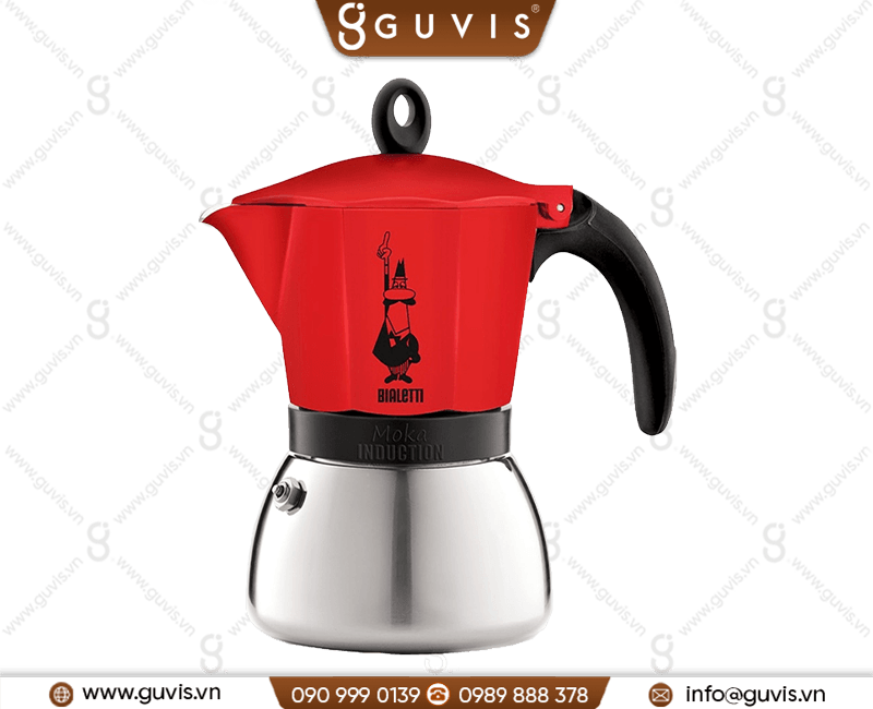 Bình moka pot Bialetti Moka Induction Red